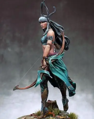 Набор для сборки модели из смолы фигурка женщины-воина 1/24 | Игрушки и хобби