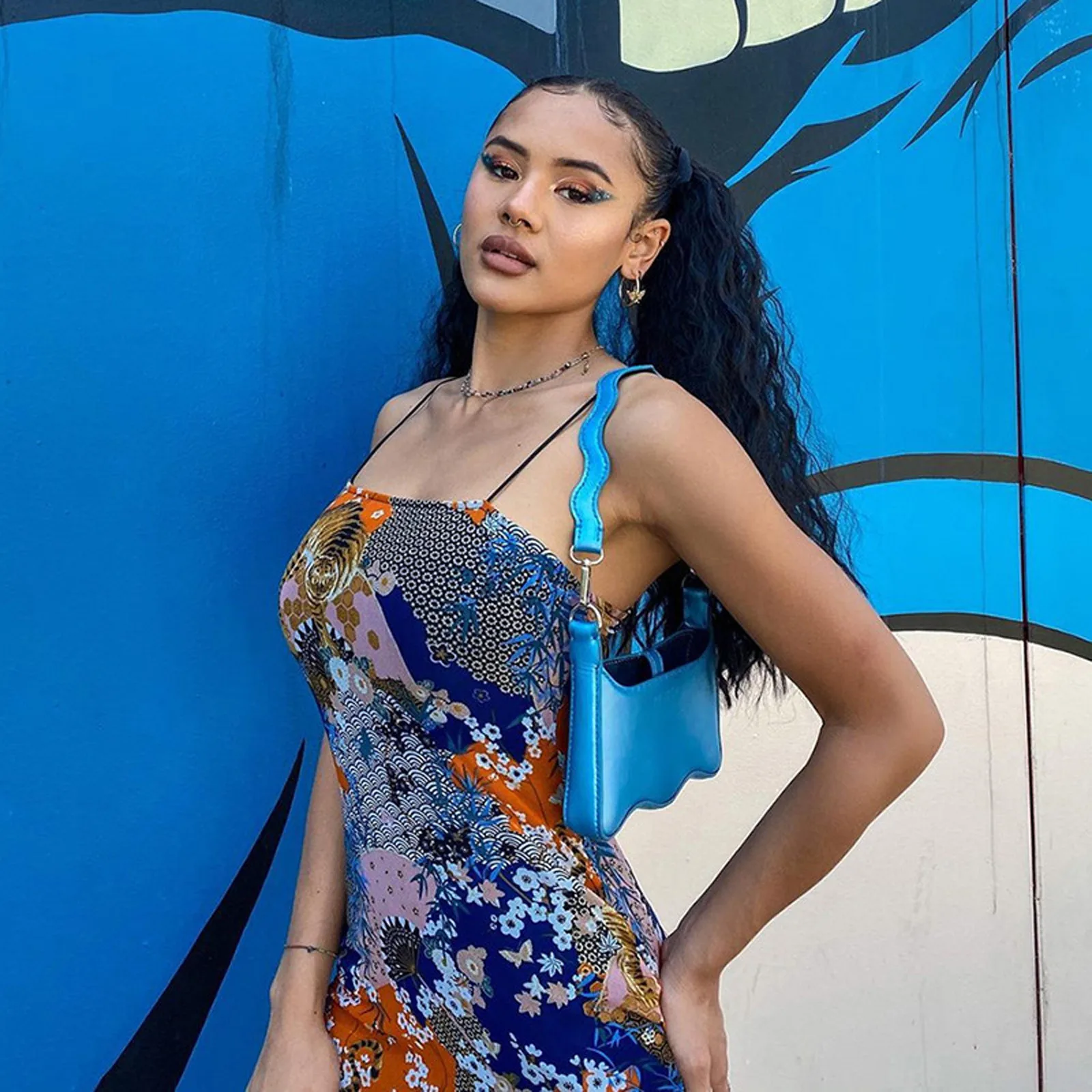 

Dresses For Women Fashion Casual Ladies Sling Sexy Retro Animal Print Slim Bag Hip Skirt Dress Suspender dr