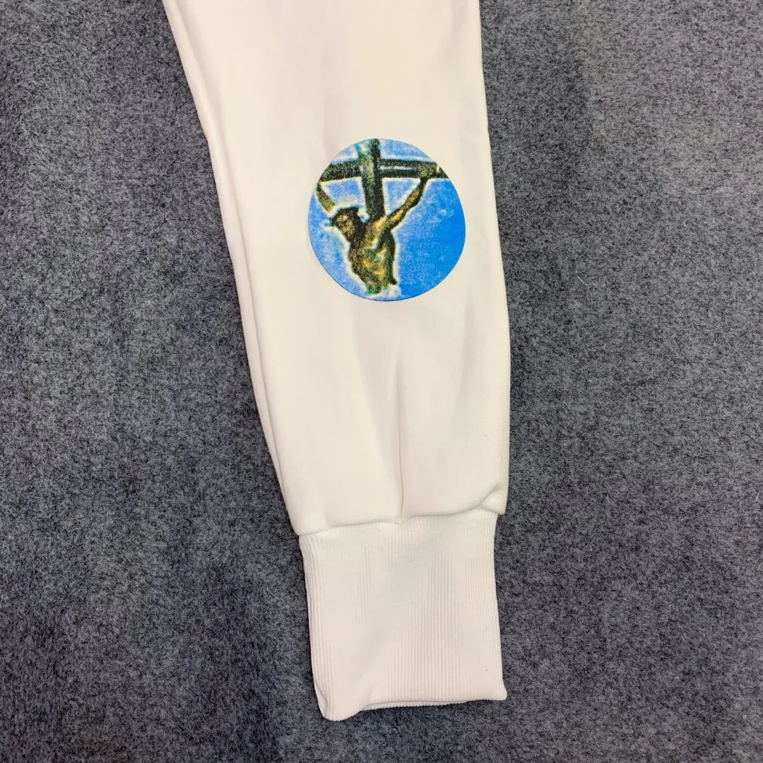 

1:1 Best Quality Kanye West Jesus Is King Turtleneck Sweatshirts Men Women Cross Printed 100% Cotton Men Sweatshirts Pullovers