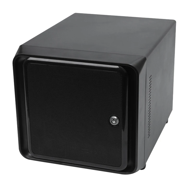 Mini ITX Hot Swap 4 отсека сервер NAS Cloud Storage IPFS|Корпуса для компьютеров| |