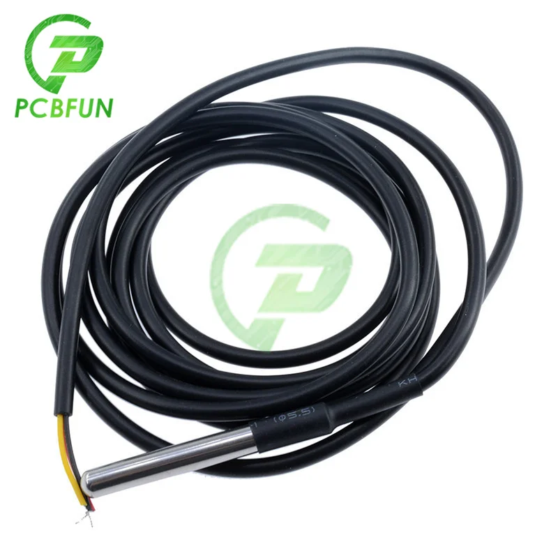 Водонепроницаемый датчик температуры DS18B20 в посылка из нержавеющей стали 1 м/2 5 м/3