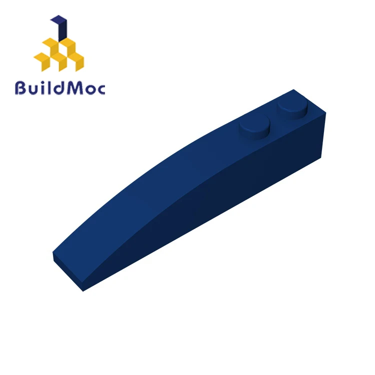BuildMOC совместимые с сборными элементами 41762 наклонная Изогнутая конструкция 6x1