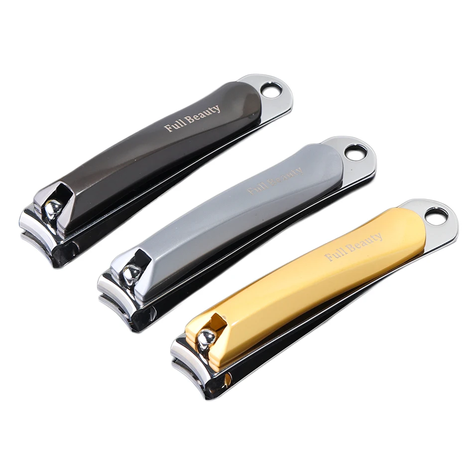 1 шт. Золотая машинка для стрижки ногтей из нержавеющей стали кусачки кутикулы
