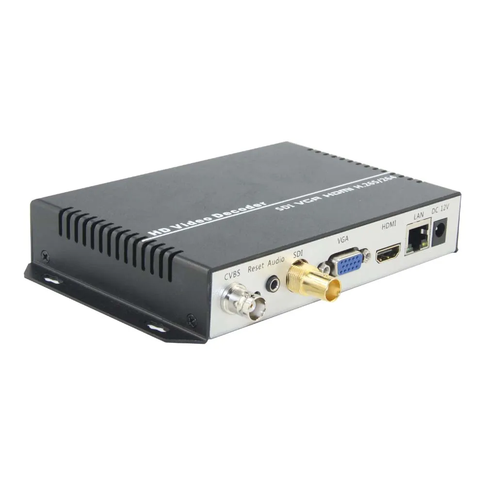 U8Vision H.265/H.264 SDI видео декодер для сетевого потокового декодирования как RTMP/RTSP/UDP/HTTP