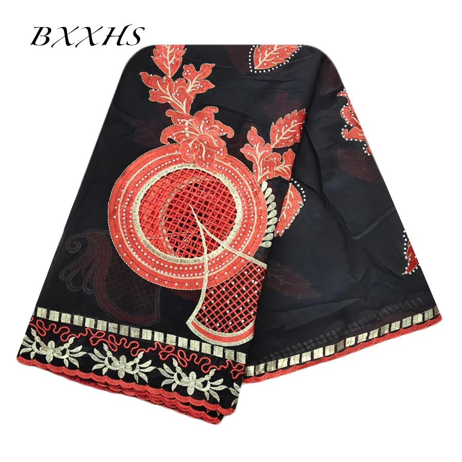 Африканский шарф новинка 2020 Женский хлопковый с вышивкой в мусульманском стиле