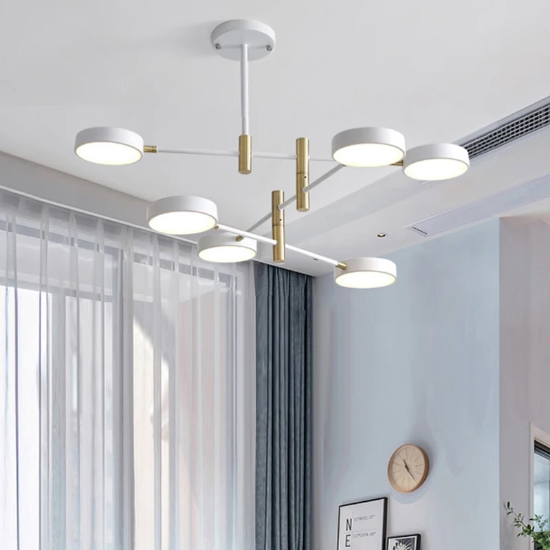 

Люстра для гостиной в скандинавском стиле, креативная, индивидуальный стиль, современный минималистский светильник для дома, спальни, стол...