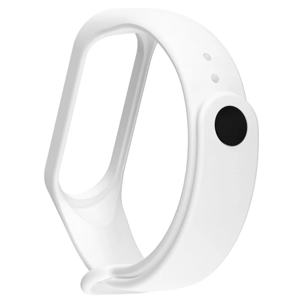 Сменный ремешок для наручных часов Xiaomi Band 3 однотонный браслет с безопасным более