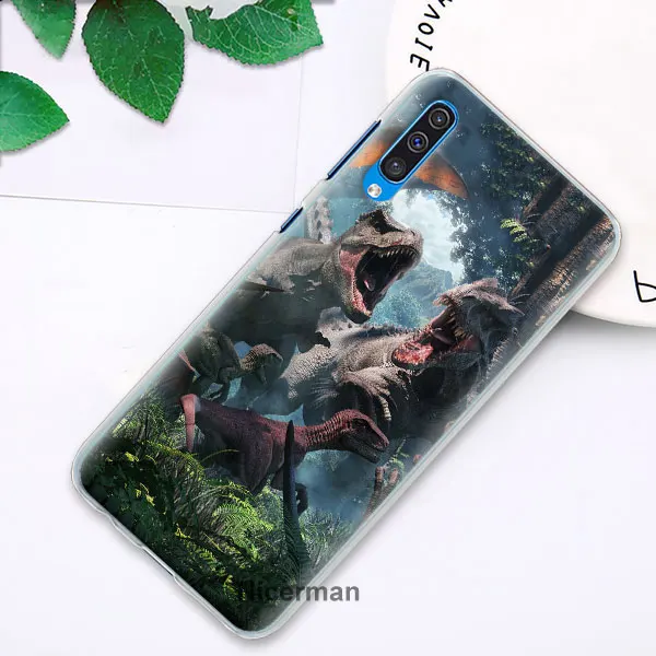 06 Динозавры юрского периода телефонные чехлы для samsung Galaxy A10 A20e A30 A40 A50 A60 A70 A80 A6 A8+ A7 A9 жесткий чехол из поликарбоната - Цвет: 06