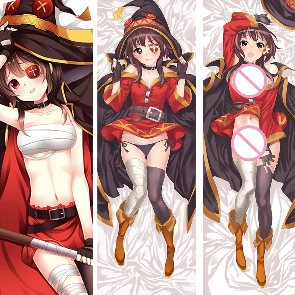 Аниме Подушка Konosuba Megumin Cosplay Dakimakura Otaku обнимающая Чехол персиковая кожа наволочка