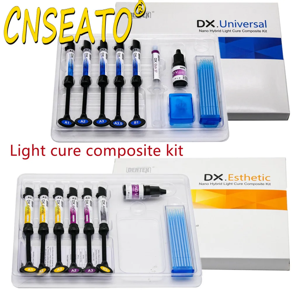 Светильник логический Светоотверждаемый полимер DENTEX универсальный комплект из