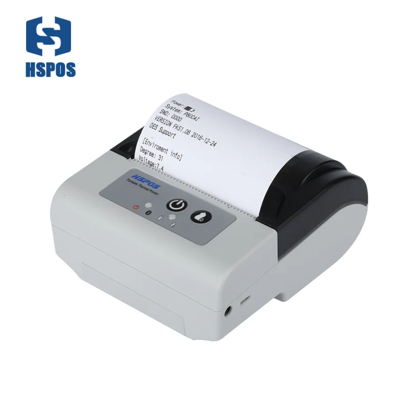 

HSPOS Portable Thermal Receipt Printer 80mm Mobile Bluetooth Ticket PDF Printer with Free SDK HS-P80CAI
