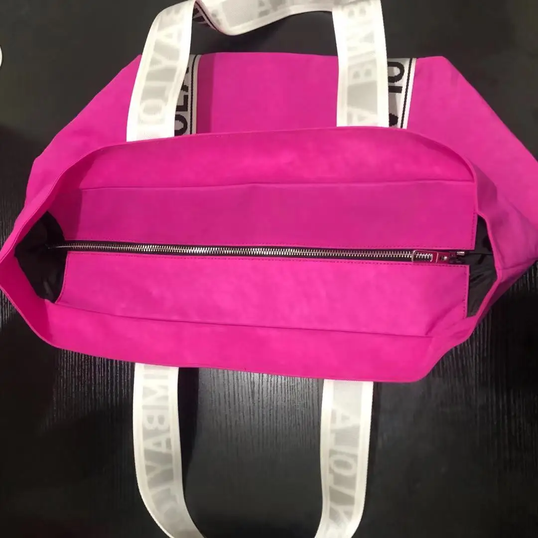 

Large lady nylon shopping bag original high quality Spanish style simple design diagonal one shoulder