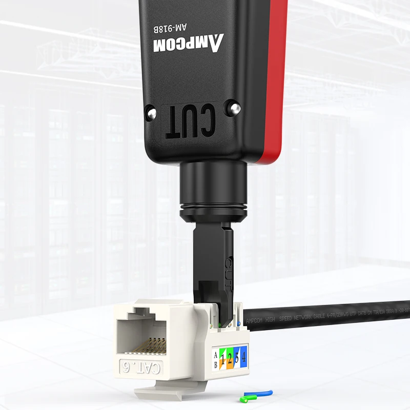 Инструмент для перфорации AMPCOM обжимной инструмент 110 типа плоскогубцы Ethernet с