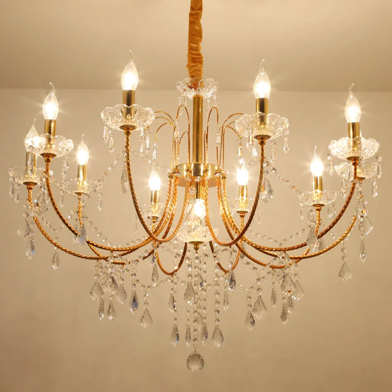 Хрустальная светодиодная Люстра для гостиной спальни домашний декор освещение