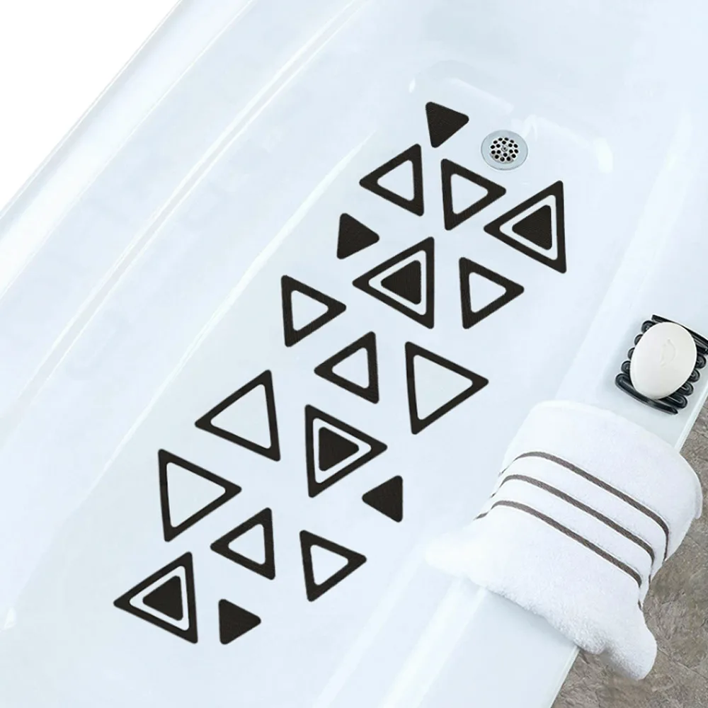 

12Pcs/Set Adhesive Non-Slip Stickers Suitable For Bathtub Shower Swimming Pool Boat Stairs Bathtub Waterproof PEVA Stickers