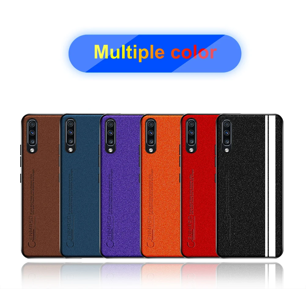 Чехол для samsung A50, роскошный кожаный силиконовый мягкий защитный чехол для samsung Galaxy A30 A50 A70, противоударный чехол