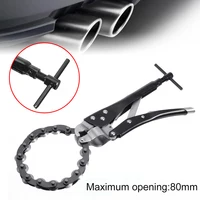 1pc Car Exhaust Pipe Cutter Plier Multi Wheel Chain Lock-grip Tube Wrench Tool Truck Auto Parts Accessories