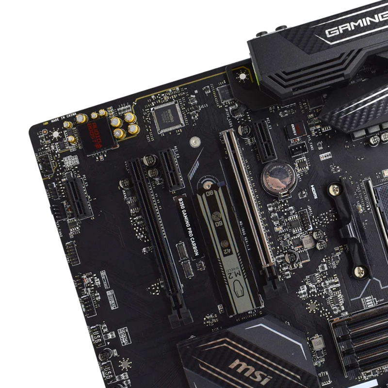 Preise Für MSI B350 GAMING PRO CARBON Desktop Motherboard DDR4 AM4 Für AMD B350M M.2 PCI-E 3,0 ATX Verwendet Mainboard