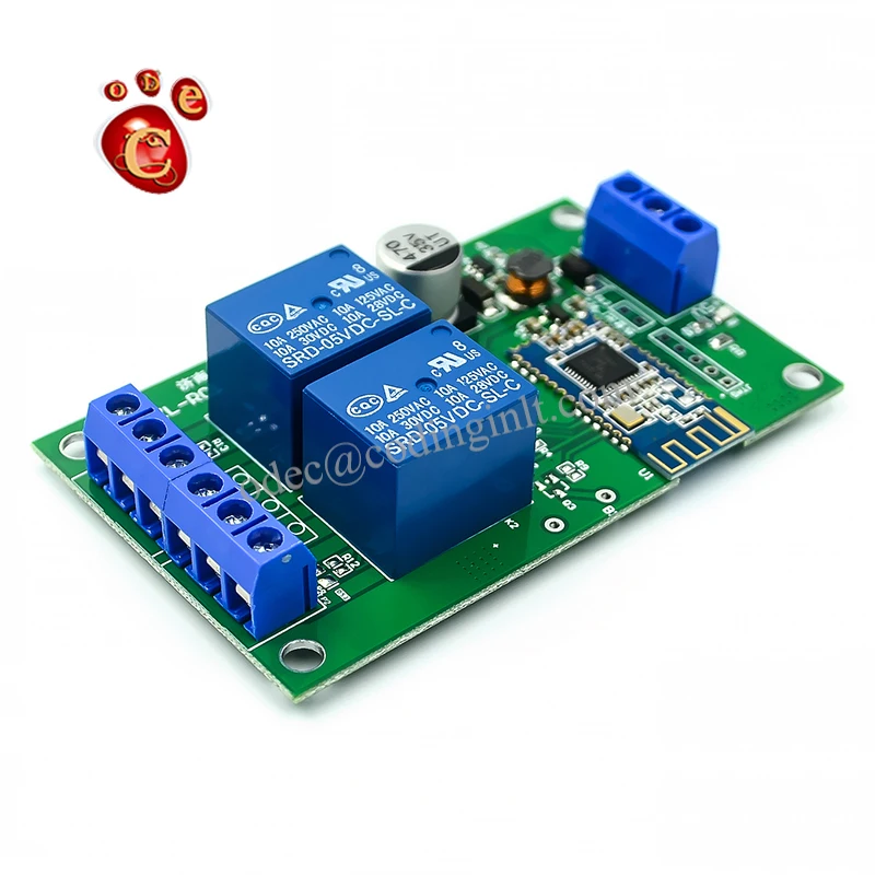 Zl-rc02 BLE Bluetooth переключатель 2-полосная реле мобильный телефон беспроводной пульт