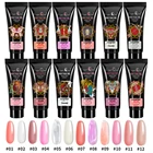 Набор гелей для ногтей 15 мл быстрое строительство набор полигель поли удлинение клей