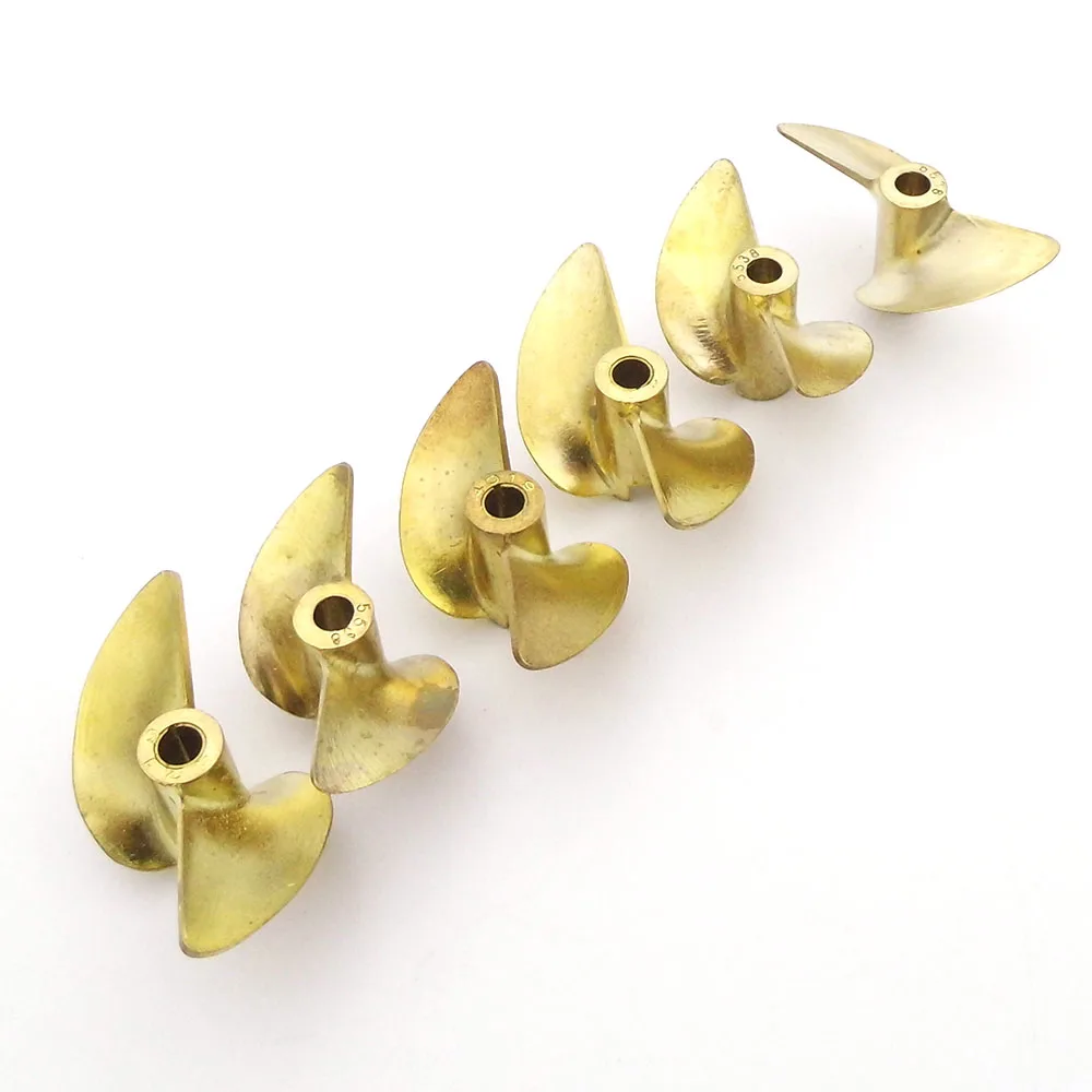 1 шт медный пропеллер с 2 лопас