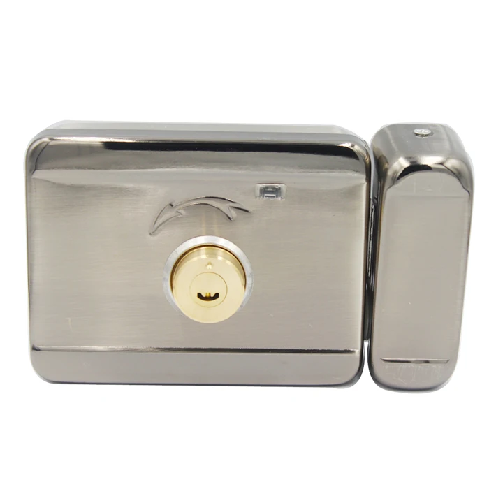 double head lock LUCKING дверь DC12V металлический Электрический замок ворота система контроля доступа электронный интегрированный дверной обод замок - Цвет: double head lock