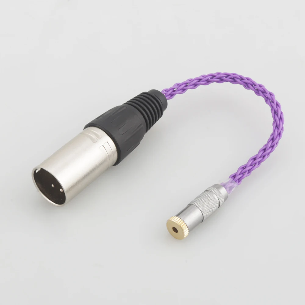 

Audio HIFI 4pin XLR Balanced Male to 2.5mm TRRS Balanced Female Audio Adapter Cable 2.5mm TRRS to XLR Balanced Cable Connector