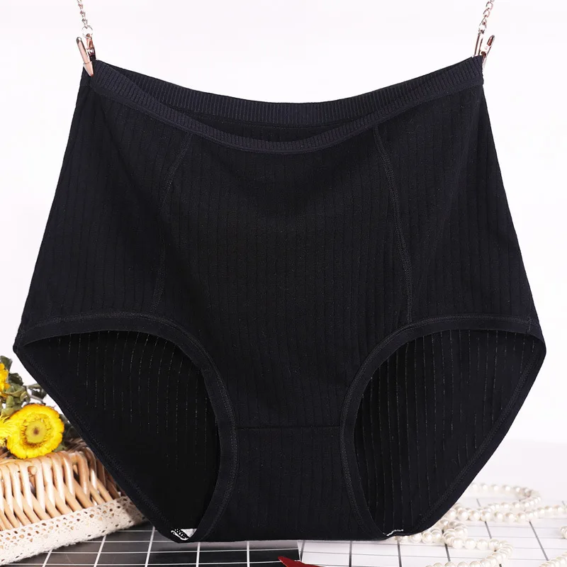 XL ~ 6XL женского нижнего белья нижнее белье размера плюс Трусики с высокой талией