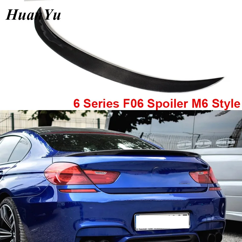 Спойлер F06 M6 Style из углеродного волокна для багажника BMW 6 Series Gran купе 4 дверный