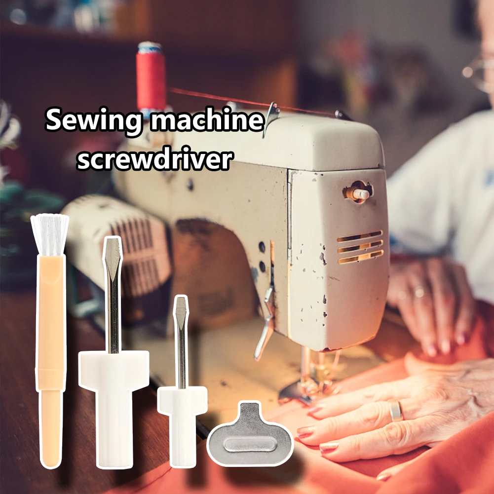 Набор чистящих щеток для шитья инструменты ремонта игольчатой пластины отвертки
