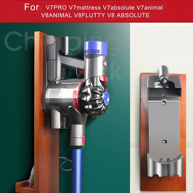 

Vacuum Cleaner Docking Station Compatible for Dyson V7 V8 V10 Wall Mounted Accessories Cord-Free Charger Bracket