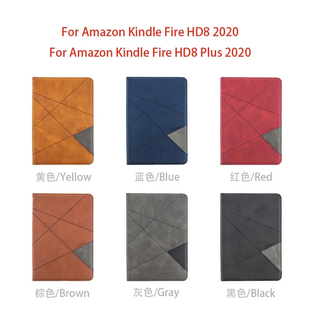 Чехол для Amazon Kindle Fire HD8 2020 чехол электронной книги планшета с откидной крышкой 8 0