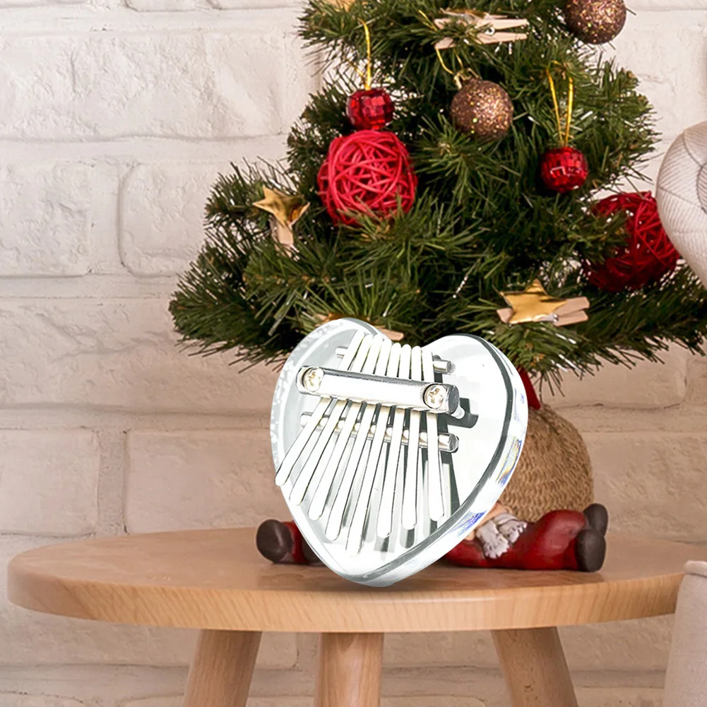 

Миниатюрное пианино Kalimba с 8 клавишами, портативное изысканное музыкальное Mbira для пальцев, подарок для детей и взрослых начинающих