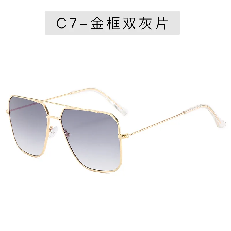 Очки солнцезащитные многогранные для мужчин и женщин UV-400 Классические брендовые