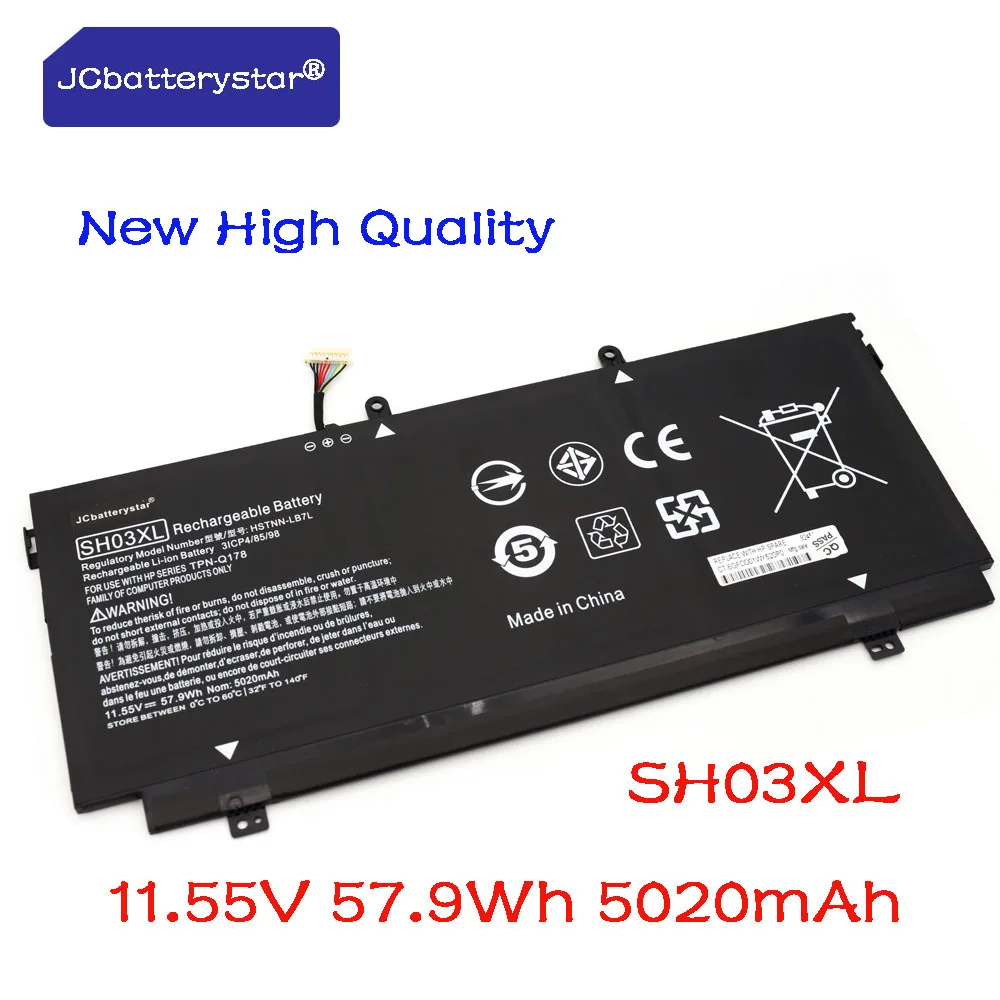 

JC new Original SH03XL CN03XL 859026-421 859356-855 HSTNN-LB7L TPN-Q178 Battery For HP Spectre X360 13-AB001 13-AB002 AC033DX