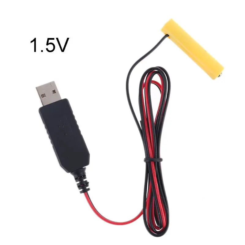 LR03 AAA Батарея Элиминатор кабель питания USB заменить от 1 года до 4 шт.