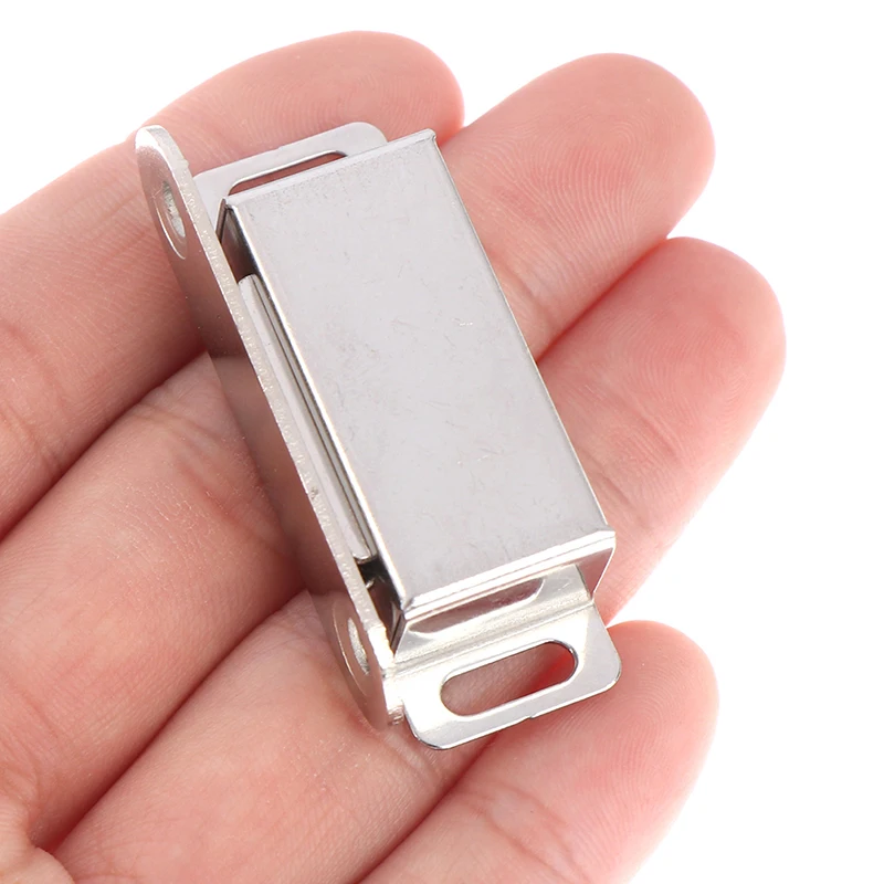 45mm Stainless Steel Door Catch Heavy Duty Magnet Latch Cabinet Catches for Cabinets Shutter Closet Furniture | Обустройство дома