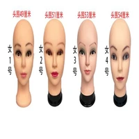 4style 1pc female model dummy bracket fake hat scarf head mannequin simulation wear wig props display insertable needle a545