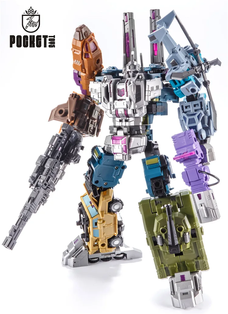 

Transformation Bruticus 5IN1 G1 PT05 PT-05 Oversize 27CM Anime Action Figure Robot Kids Toys Combination Deformation Collection