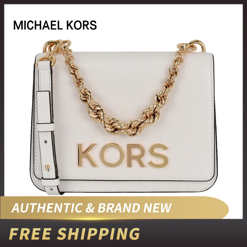 Большая украшенная кожаная сумка через плечо Mott | Майкл Корс 30H8GOXL7L|Сумки с