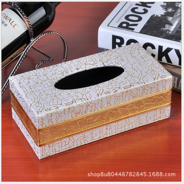 Креативная кожаная Бытовая коробка для салфеток Континентальная Автомобильная