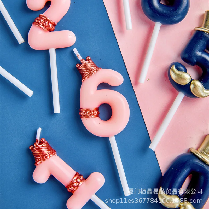 Свечи на день рождения милая корона шляпа Детские свечи товары для торта