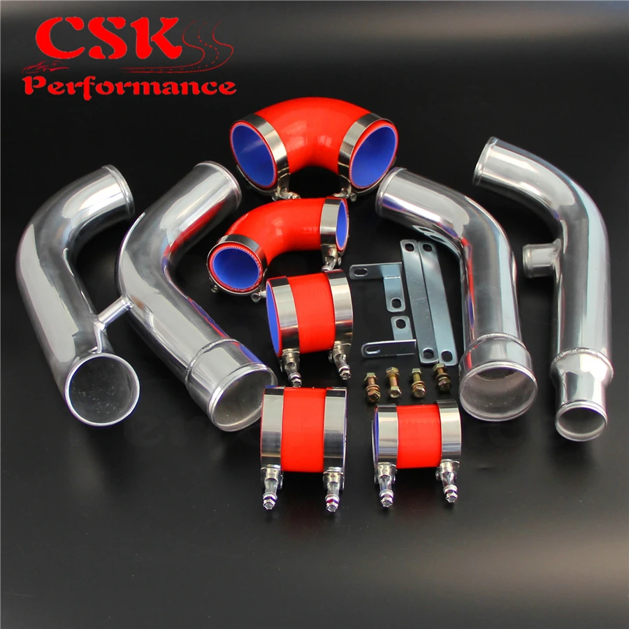 Алюминиевый турбо интеркулер трубопроводов набор труб Подходит для Nissan 200SX S13 CA18DE