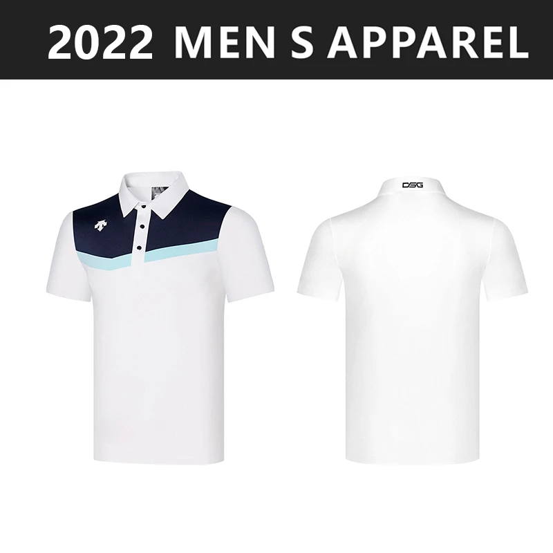 

Мужская быстросохнущая футболка с коротким рукавом для гольфа, лето 2022, 2022-05