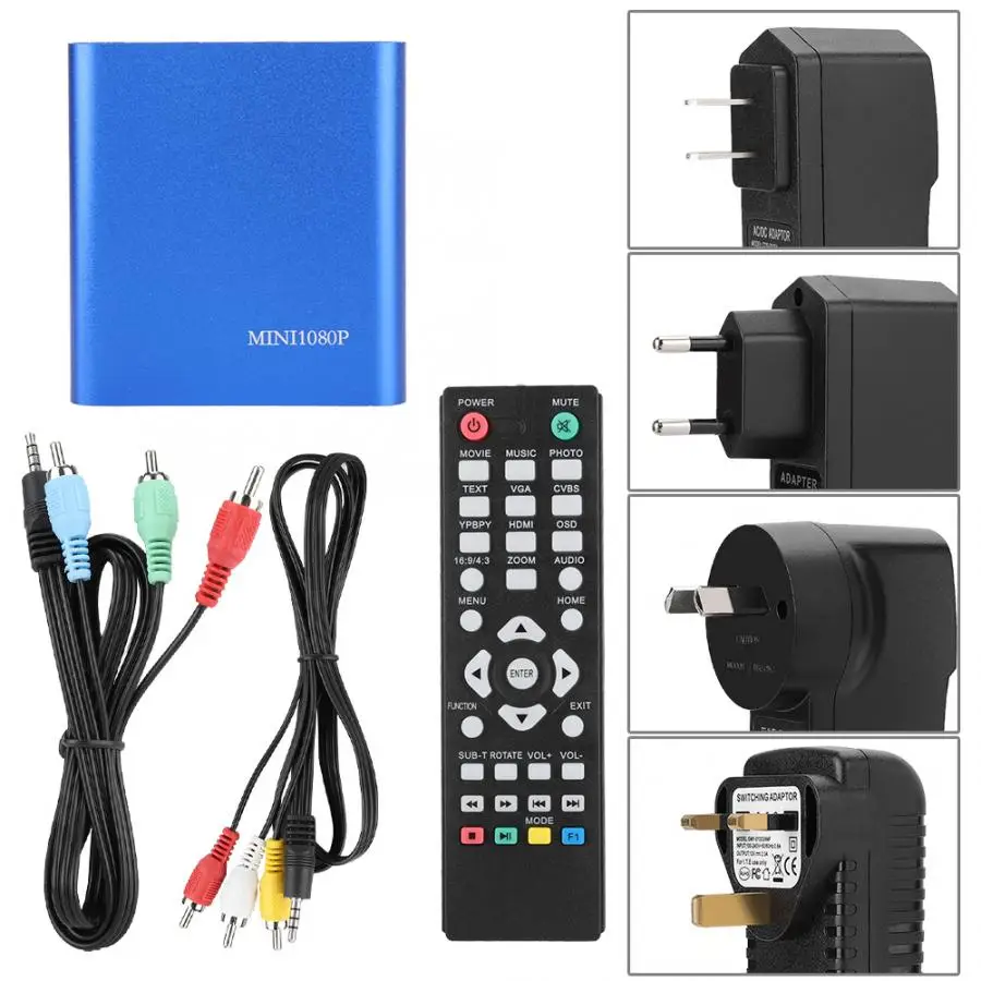 K7 1080P Мини HD медиа Аудио Видео плеер жесткий диск новый | Электроника