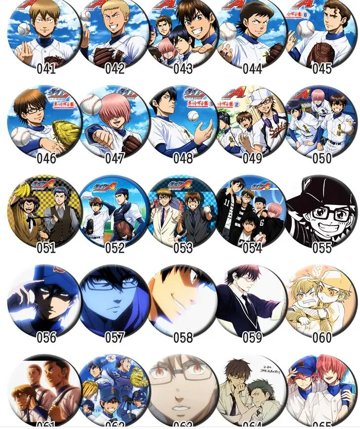 1 шт. 58 мм аниме Ace of Diamond Hobby Eijun Furuya бейсбольные акриловые Значки брошь|Броши| |