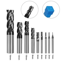 1milling cutter tungsten steel tialn coated milling cutter exclusively for high speed cutting suitable general metal materials