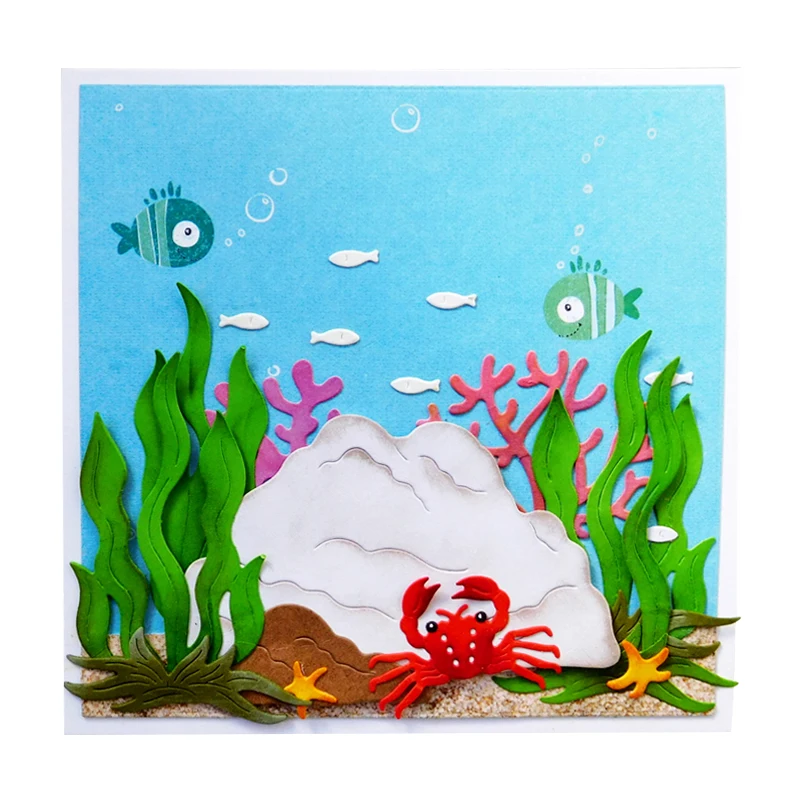 МОРСКАЯ ФОРМА для ножей металлическая Форма резки набор серебряной формы