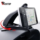 Автомобильный держатель Rovtop для телефона, подставка-держатель для сотового телефона в автомобиле, GPS-дисплей, кронштейн для приборной панели для iphone, Xiaomi, Samsung, Huawei