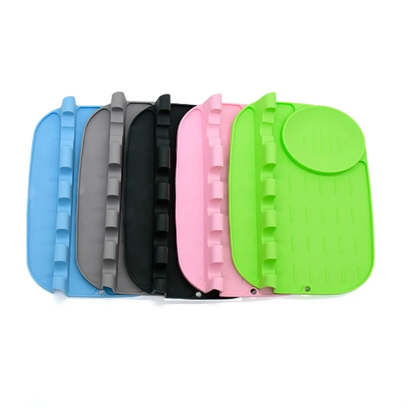 

Кухня силиконовый мульти Слоты посуда отдыха с капельным большой термостойкая ложка-Лопатка держатель для кухонной лопатки коврик Органай...